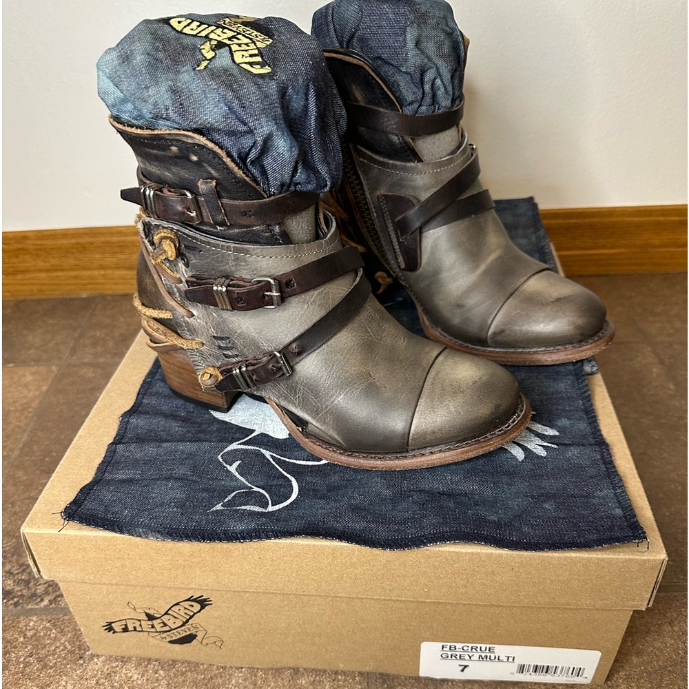 Freebird by Steven Shoes FB-Crue Grey Multi size 7